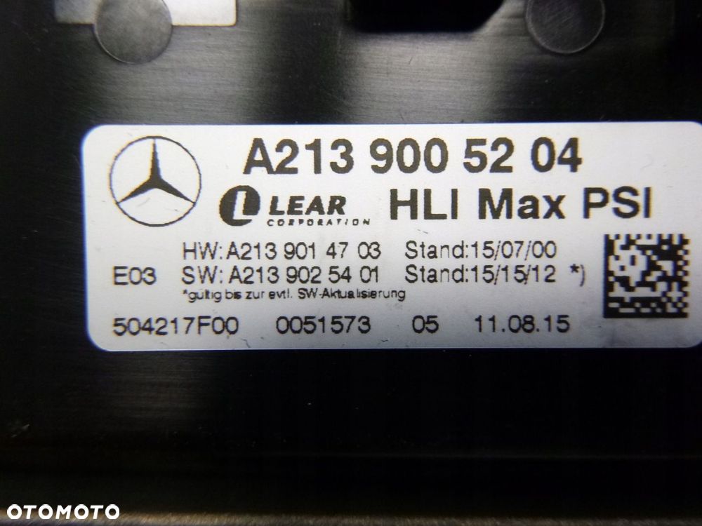 MERCEDES a213 W213 przetwornica moduł sterownik lampy reflektora LED NOWA - 7