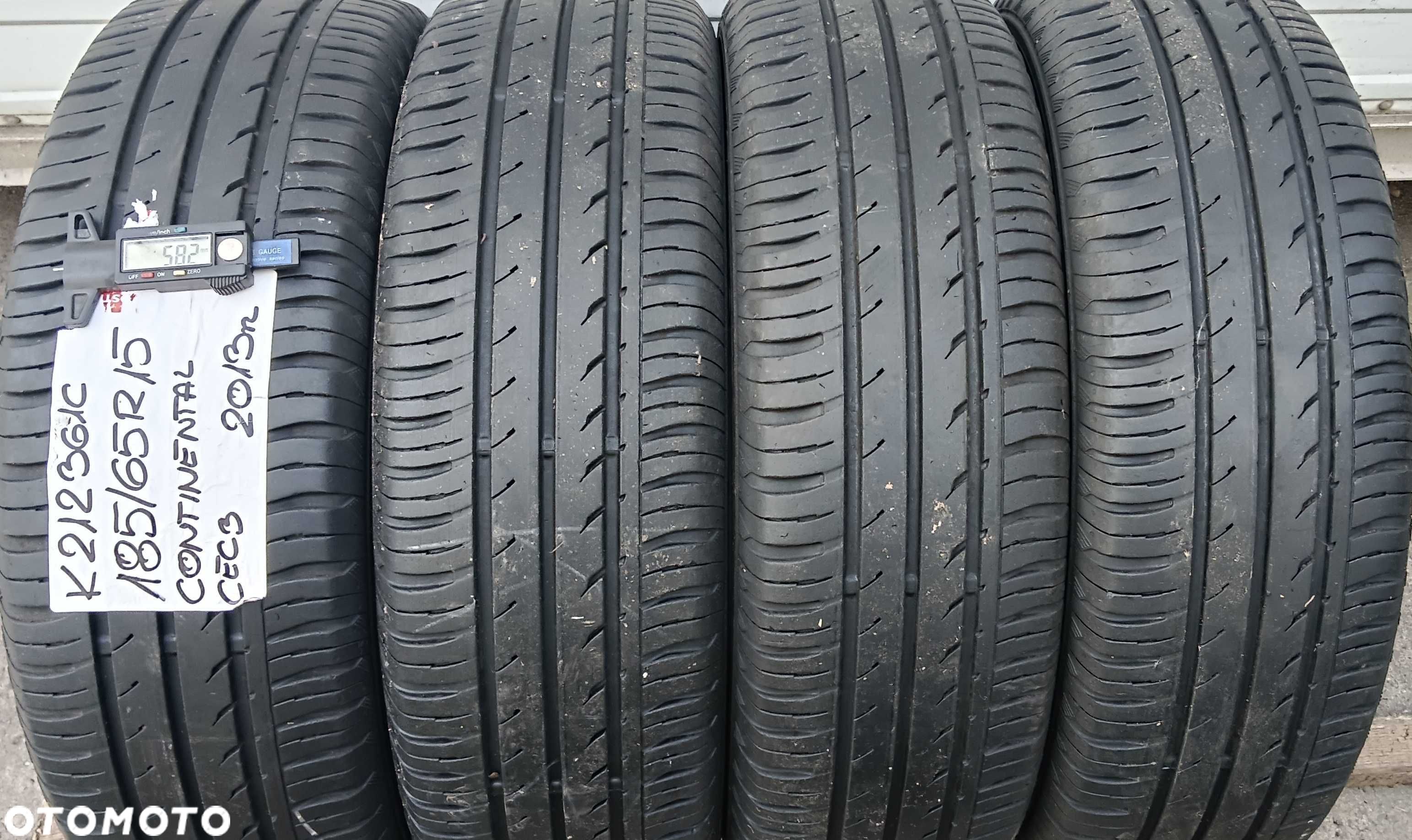 K212361C Komplet 185/65R15 Continental CEC3 - 1