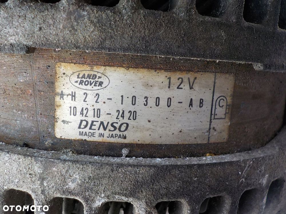 RANGE ROVER SPORT L405 3.0 TD V6 ALTERNATOR AH22-10300-AB 104210-2420 - 3