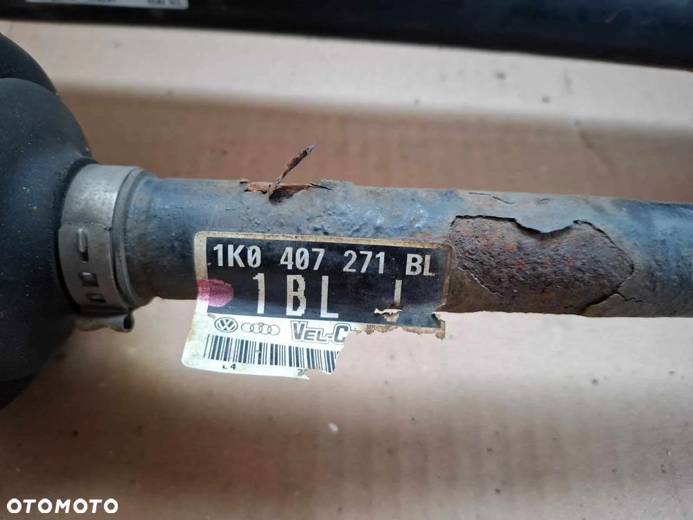 PÓŁOŚ PÓŁOŚKA PRAWA LEWA KRÓTKA DŁUGA VW GOLF V 1,9 TDI JETTA 1K0407271BL 1K0825272EC - 2