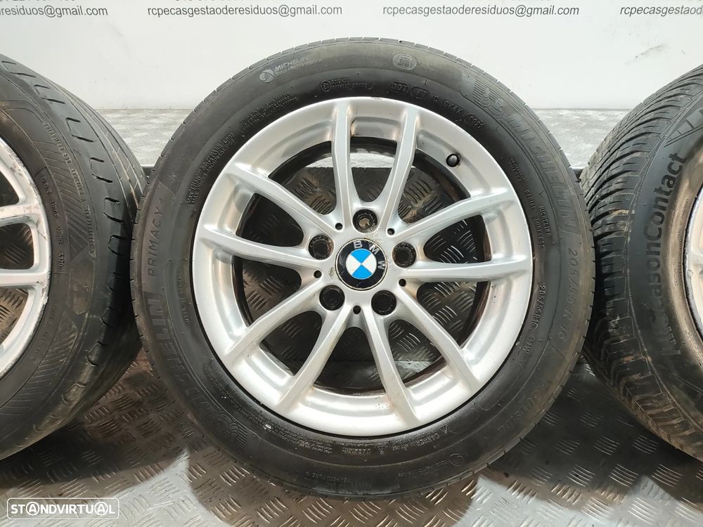 Conjunto jantes Ronal 16 originais BMW Serie 1 F20 F21 7J ET40 5x120 - 5