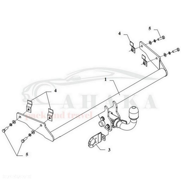 Hak Holowniczy Automat Do Skoda Felicia Hatchback 1994-2001 - 2