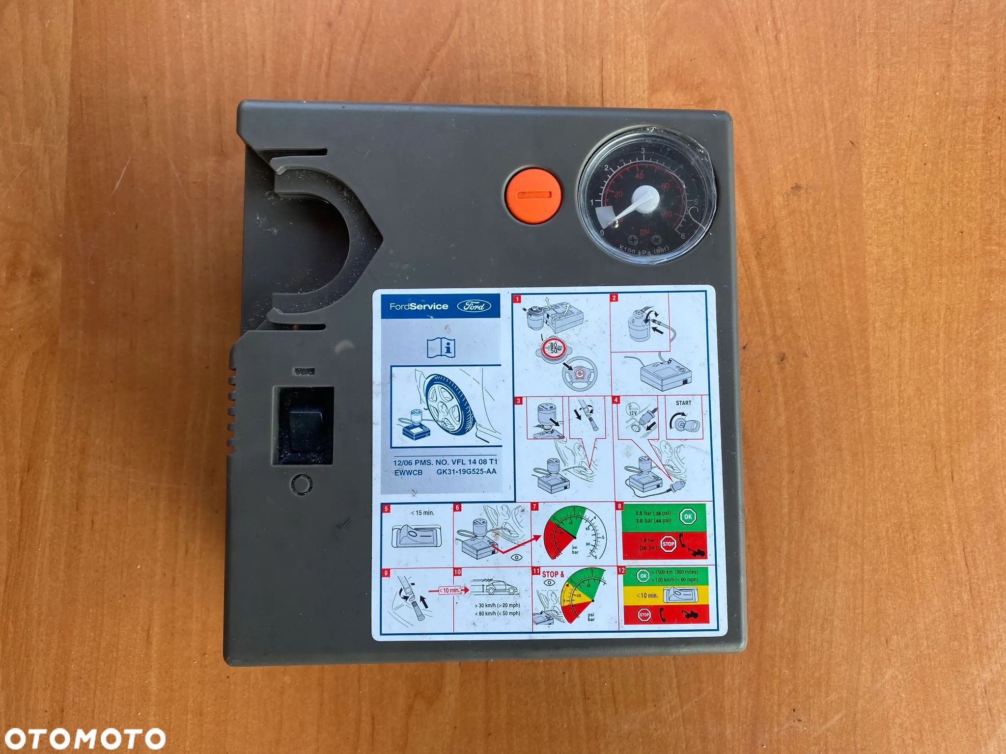 KOMPRESOR SPRĘŻARKA POMPKA DO KÓŁ FORD TRANSIT MK8 GK3119G525AA - 1
