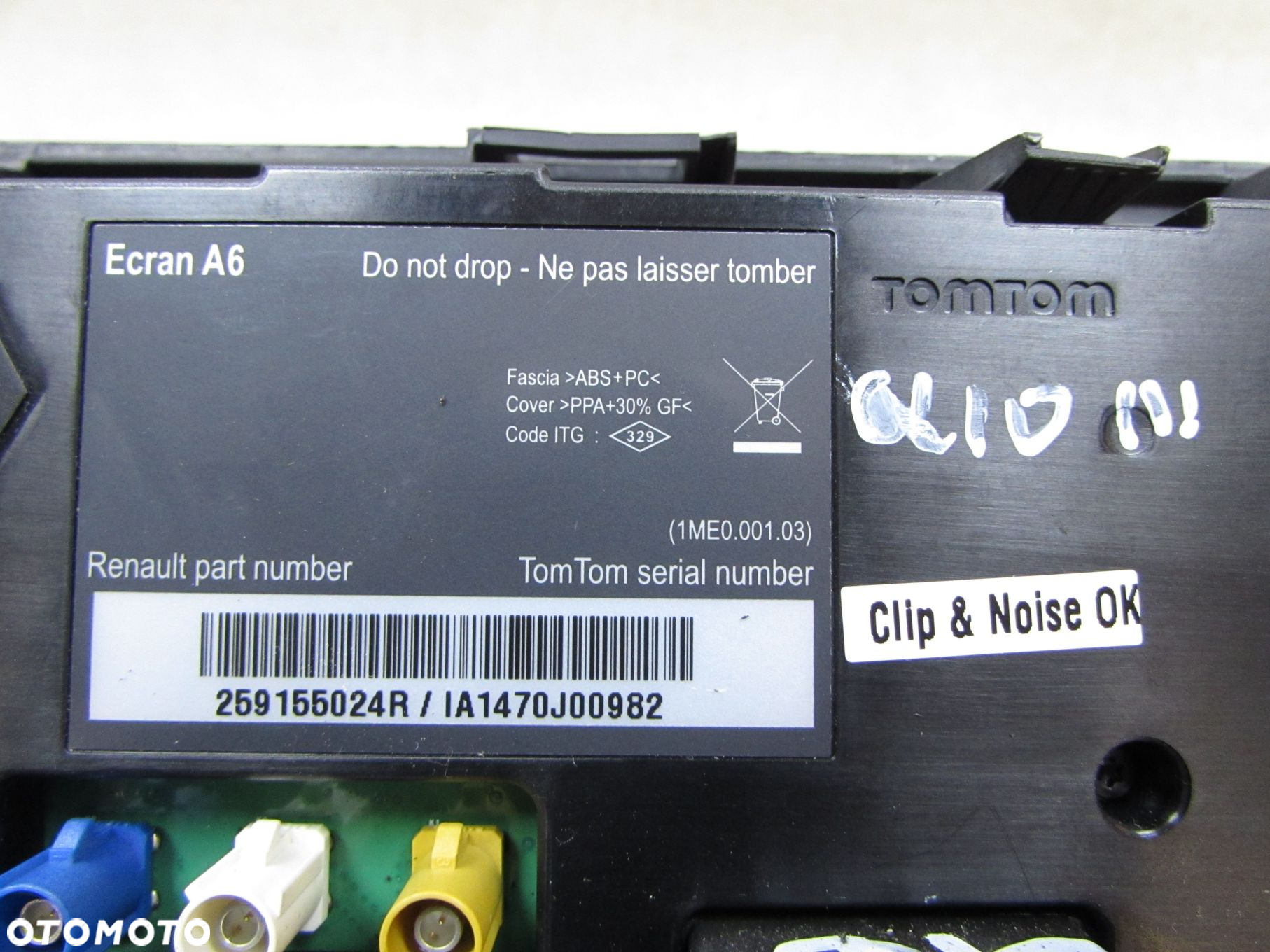 RENAULT CLIO III MODUS 05-14 WYSWIETLACZ EKRAN MONITOR NAWIGACJI 259155024R - 8