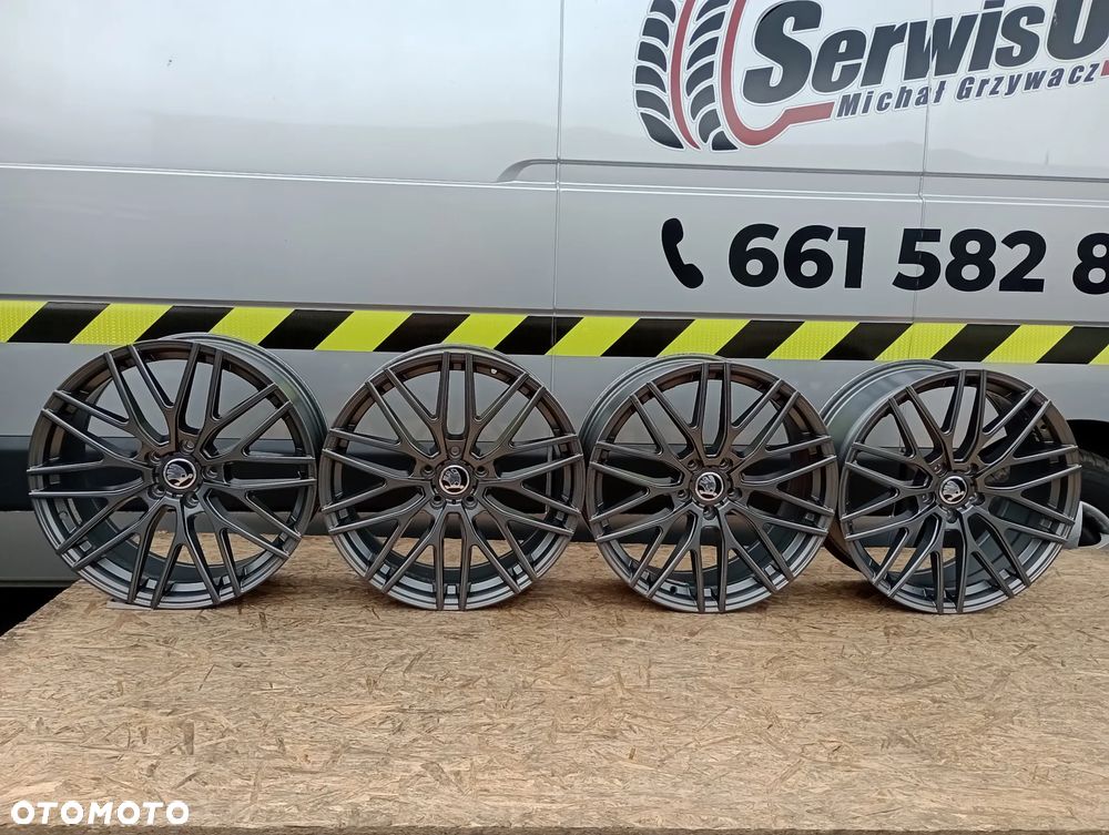 FELGI ALUMINIOWE 5x112 R19 8J ET45 57,1 SKODA ELROQ ENYAQ iV KAROQ KODIAQ OCTAVIA SUPERB YETI - 3