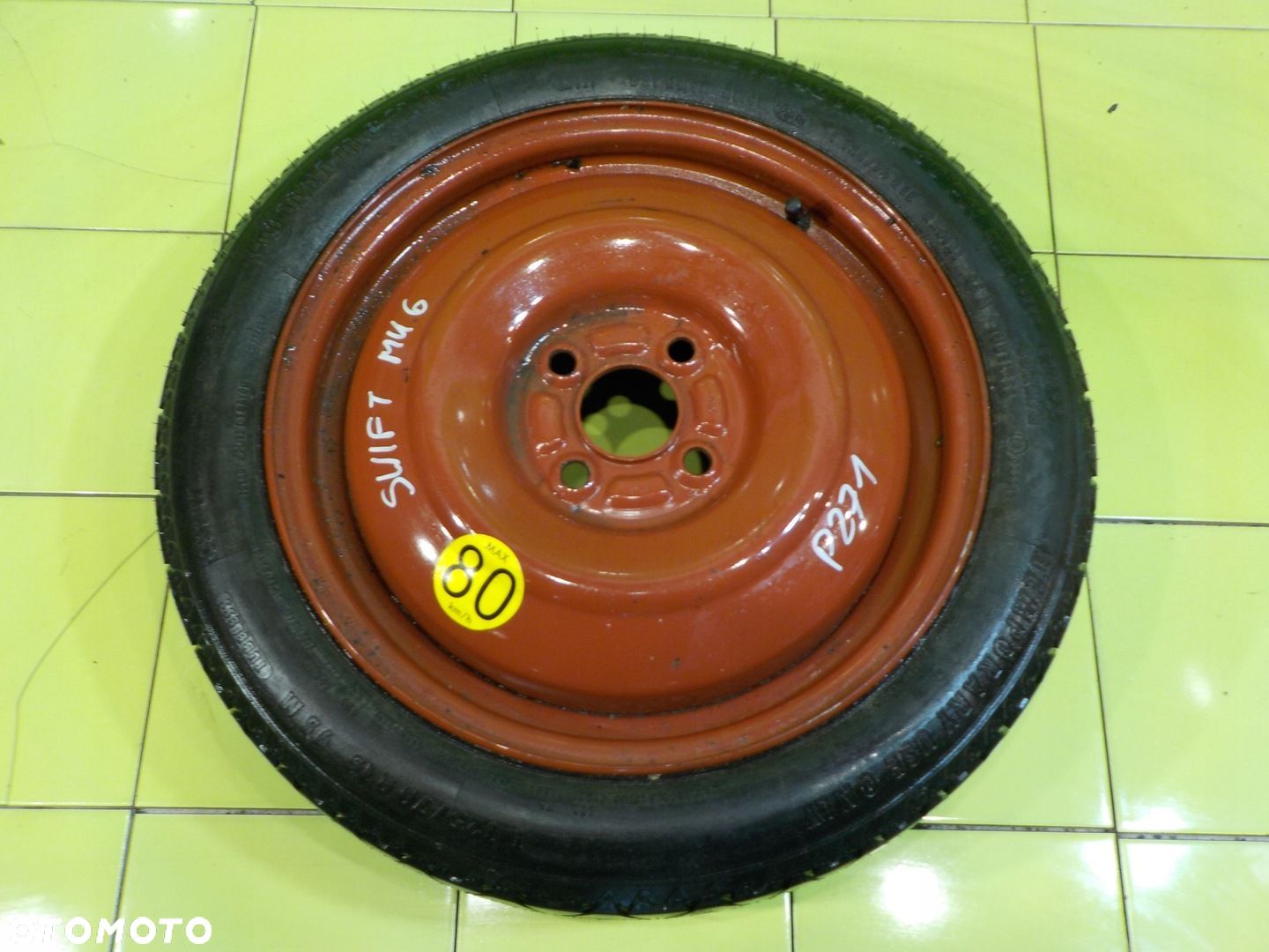 SUZUKI SWIFT MK6 kolo dojazdowe 125/70/15 4x100 - 1