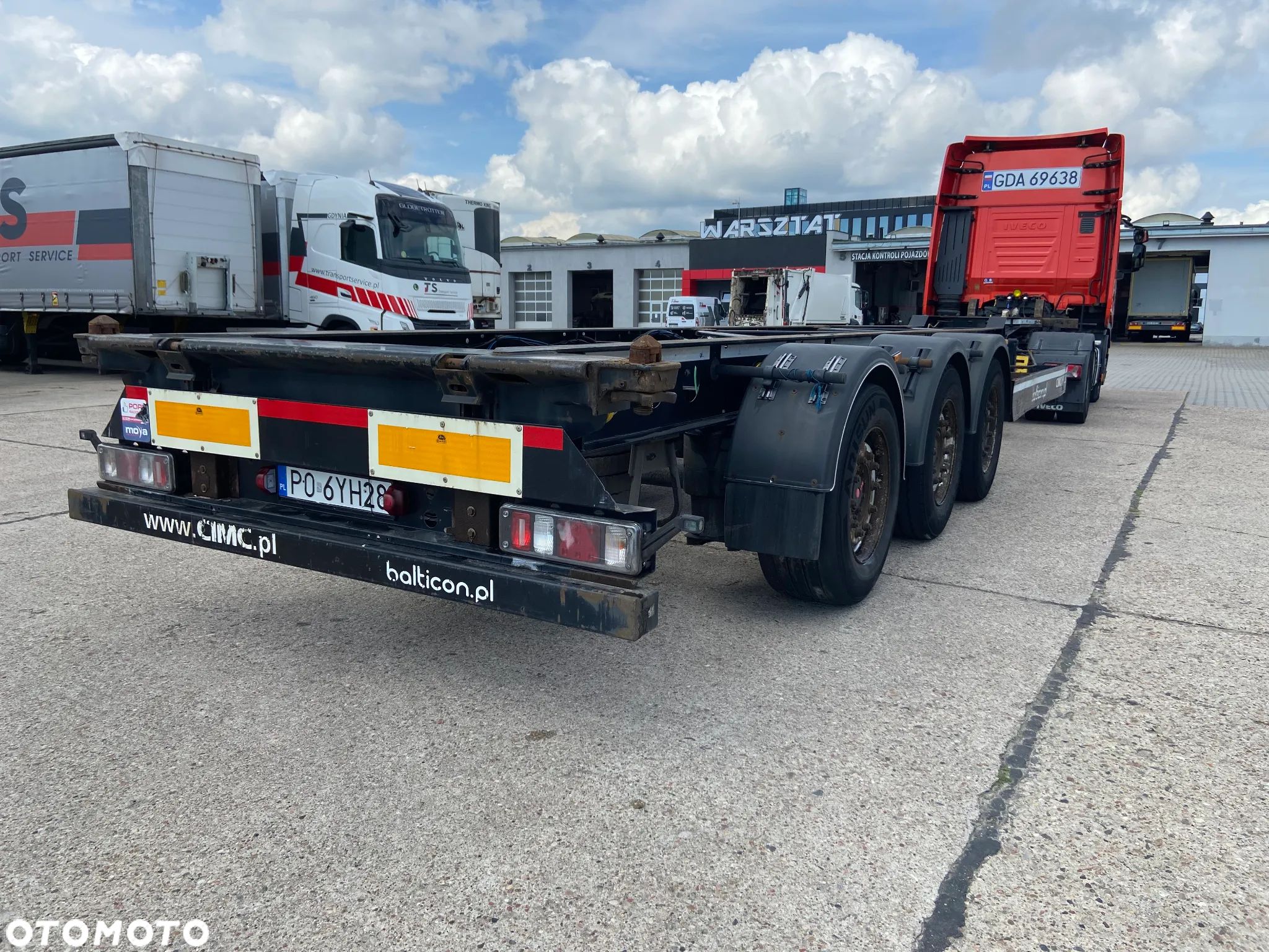 CIMC SX03 naczepa podkontenerowa 40' 45'  2019r. - 1