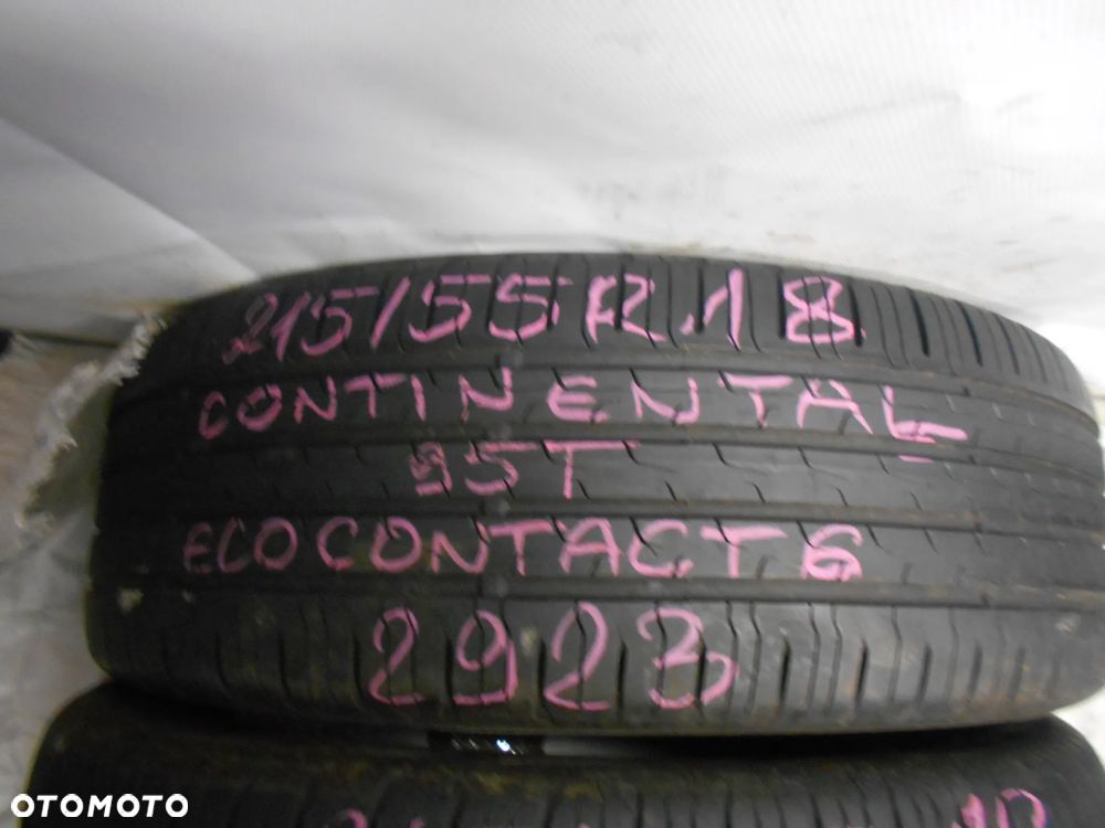 OPONY 215/55R18 CONTINENTAL ECO CONTACT 6 DOT 1225 / 2923 6.3MM - 3
