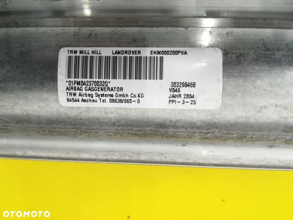 RANGE ROVER VOGUE L322 AIRBAG PODUSZKA EHM000200 - 6