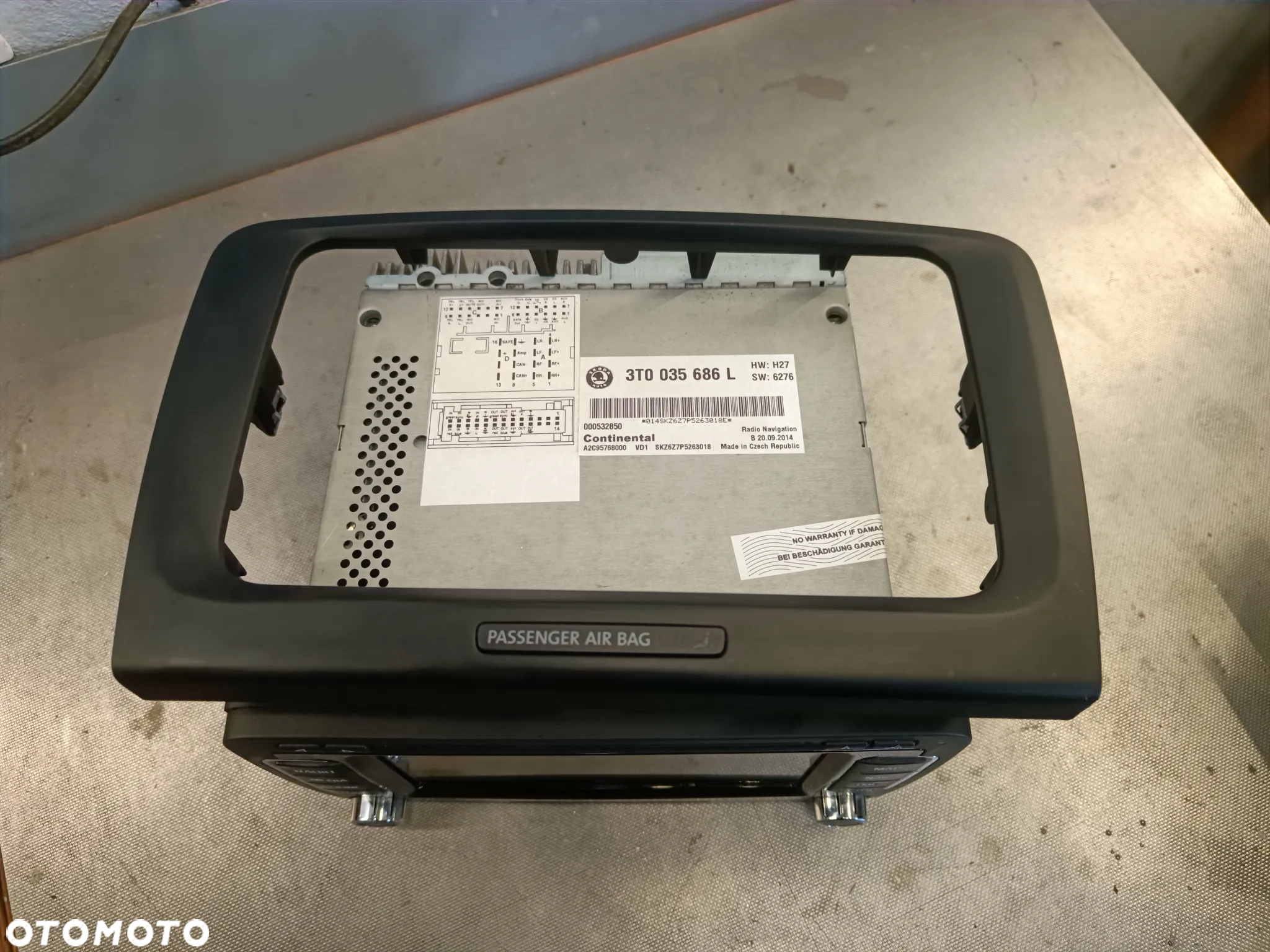 Radio Nawigacja Skoda Superb 2 FL II lift Octavia Yeti Columbus 3T0035686L - 7