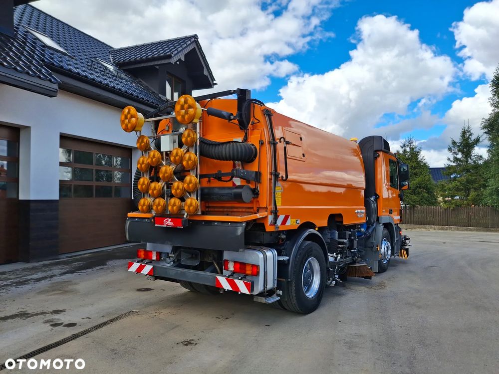 Mercedes-Benz Actros 1932 Zamiatarka FAUN Szczotki L/R Odchwaszczarka Szczotki Przednie 2014r PM10 Rura Do Liści Dodatkowy Zbiornik Wody Hydrostat Pneumatyka 3237 MTH - 4