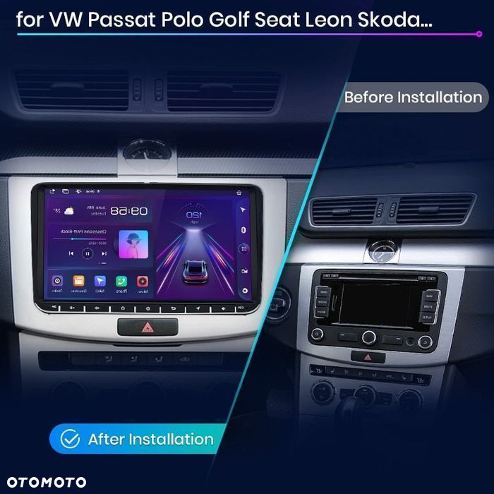 Radio nawigacja Volkswagen VW Passat B6 B7 CC Tiguan GOLF Android 4GB - 5