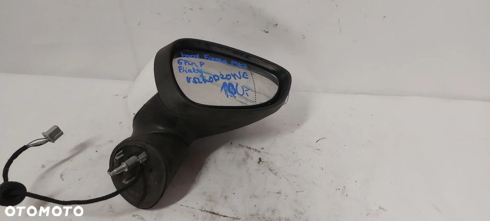 .  LUSTERKO FORD FIESTA MK7 PRAWE 6PIN BIAŁY !USZKODZONE! - 3