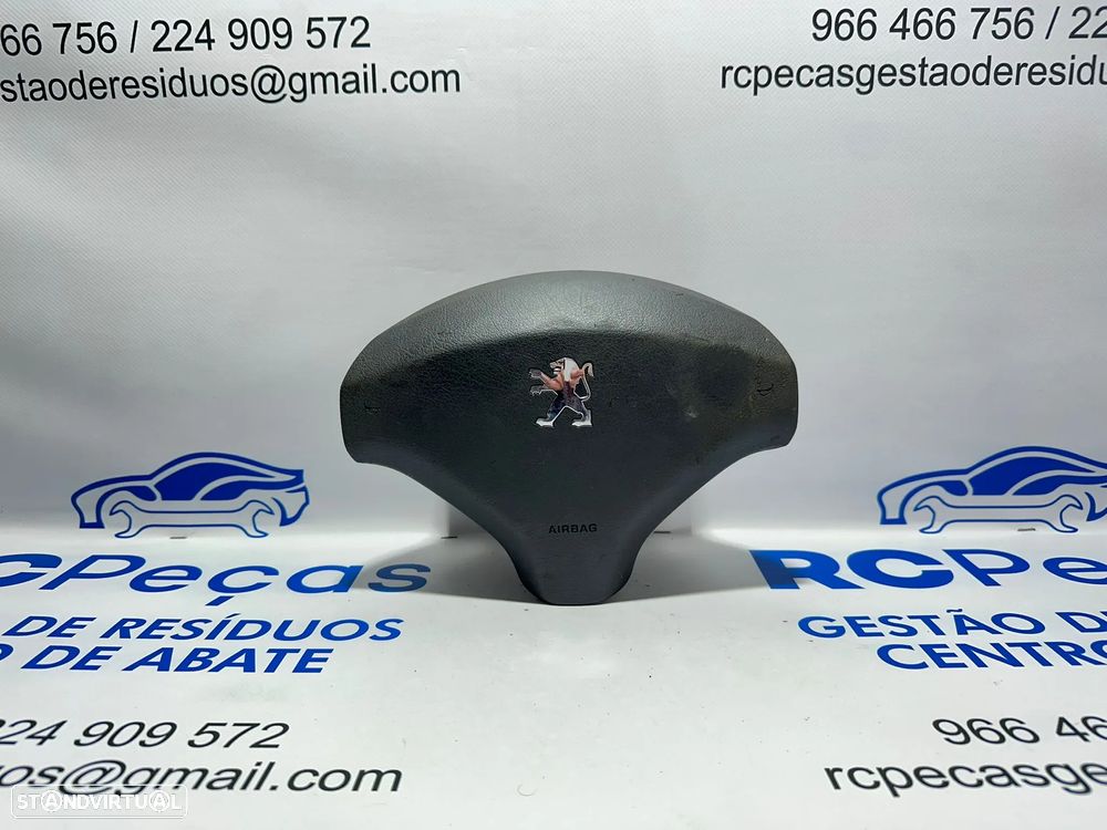 .Airbag Volante Condutor Original PSA Peugeot 308 96810154ZD 2007 – 2014
