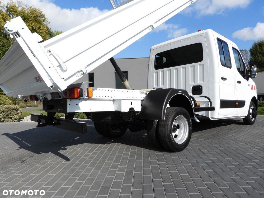 Renault MASTER WYWROTKA PODWÓJNA KABINA DOKA 6 MIEJSC TEMPOMAT LEDY BLIŹNIACZE KOŁA KLIMATYZACJA  165KM - 22