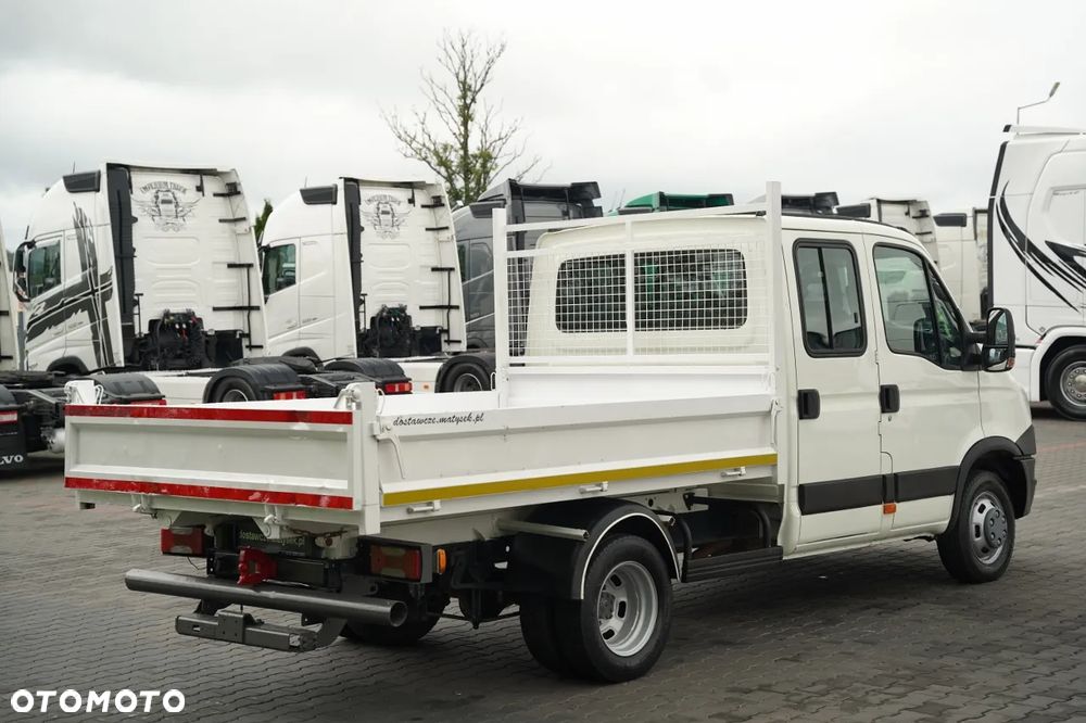 Iveco 35-130 / WYWROTKA TYLNOZSYPOWA STALOWA / BRYGADÓWKA - 7 OSÓB / BLIŹNIAK / MANUAL / SPROWADZONY / - 18