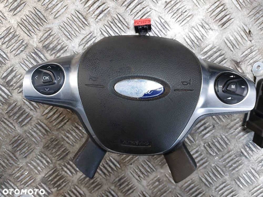 ZESTAW AIRBAG KOKPIT DESKA MODUŁ PODUSZKI PASY KOMPLET FORD FOCUS MK3 - 4