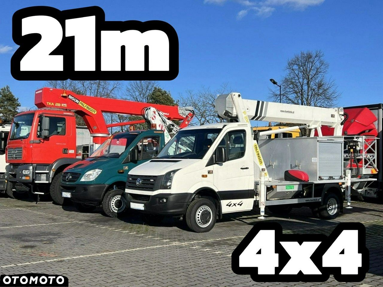 Iveco Volkswagen Crafter 4x4 Zwyżka 21m Palfinger P210BK  JIP-Ogon udt - 2