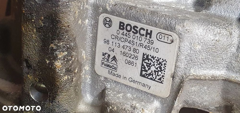 Pompa wtryskowa paliwa Citroen Berlingo II Partner II 1.6 HDI EHDI 9811347380 - 8