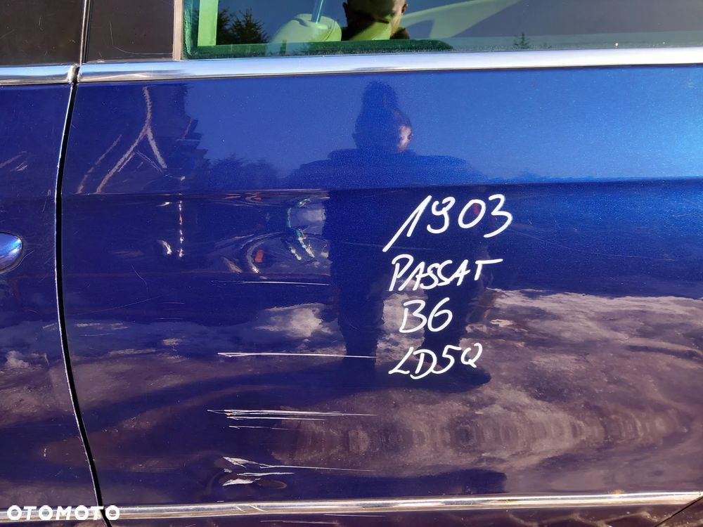 VW PASSAT B6 DRZWI LEWE TYLNE LEWY TYŁ SEDAN KOLOR: LD5Q - 2