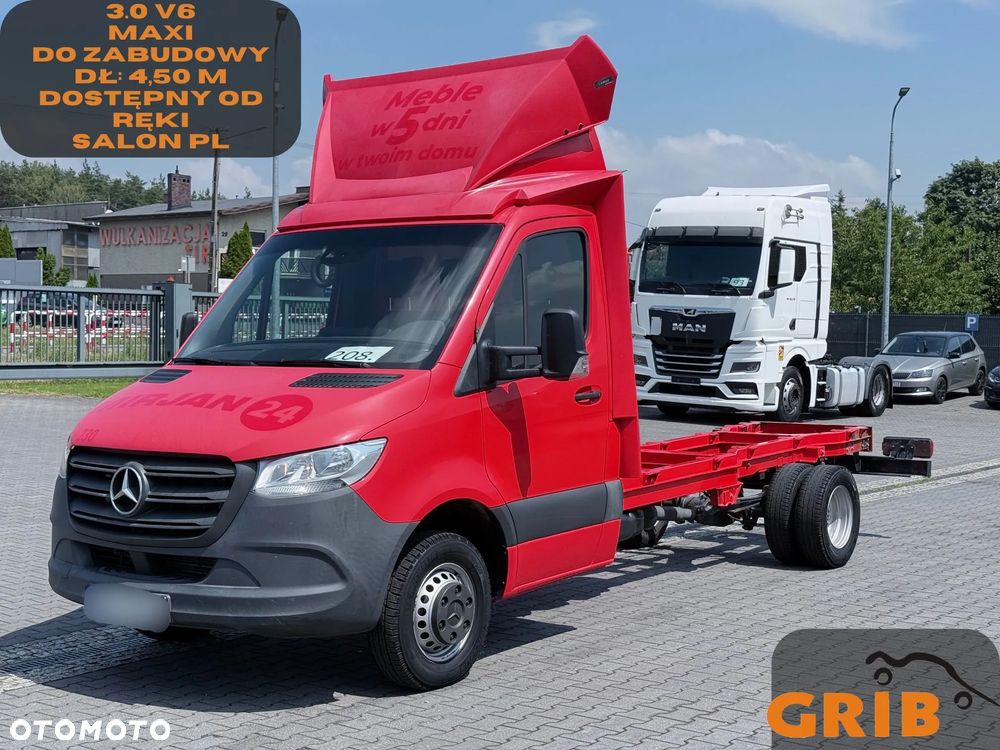Mercedes-Benz Sprinter 519 CDI V6 Rama 4,50 m Bliźniaki Maxi Salon PL, Jeden Właściciel - 1