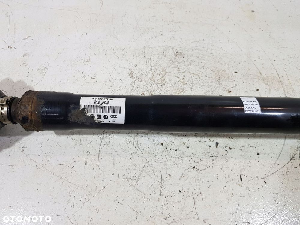 półoś prawa prawy przód 1k0407272jb audi a3 8p lift 2.0 tfsi ccz - 3