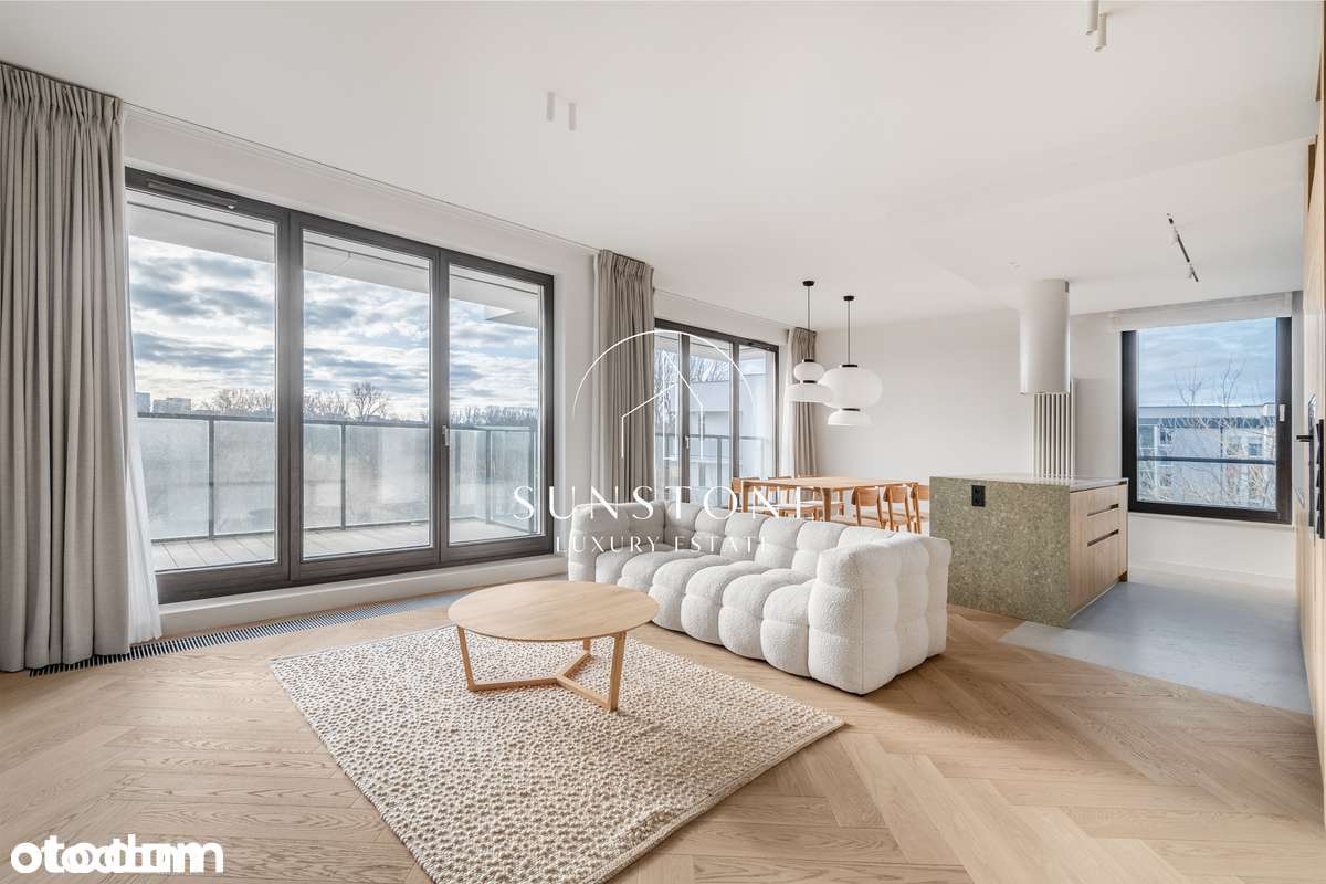 Apartament 107m2| 4 pokoje| Widok na Park Skaryszewski