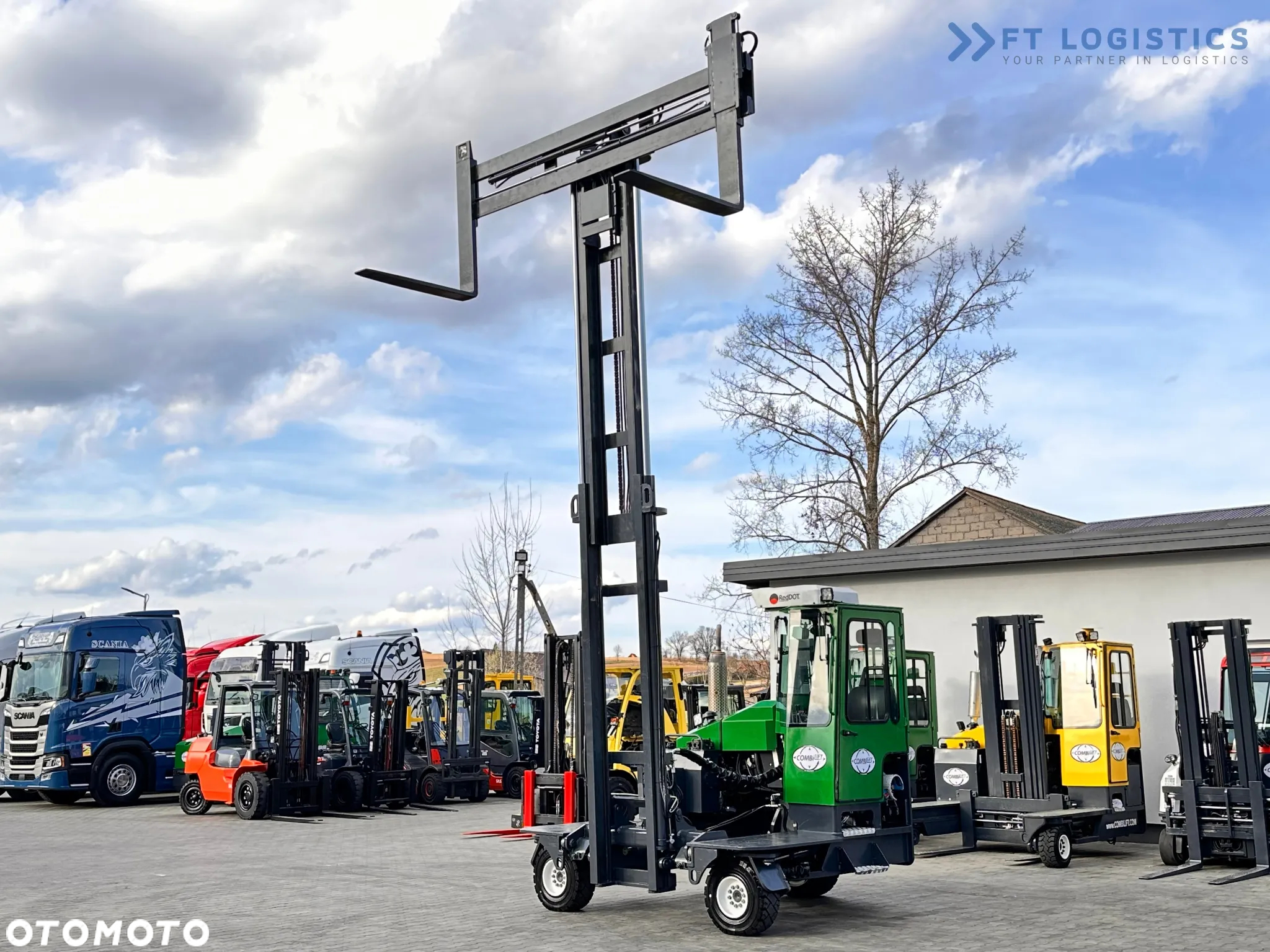 Combilift C5000XL / LPG / KLIMATYZACJA / SZEROKI POZYCJONER / DUPLEX / REGULOWANE WIDŁY / NOWE OPONY / STAN IDEALNY! - 25