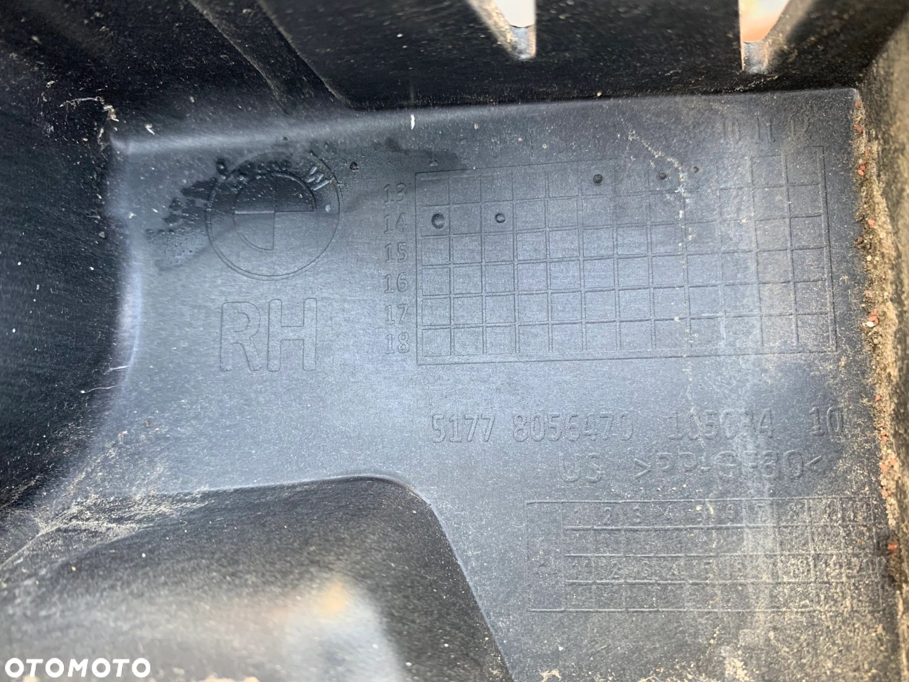 ŚLIZGI MOCOWANIE PROGU PRAWA STRONA BMW X6 F16 X6M F86 M-PAKIET 8056470 - 6