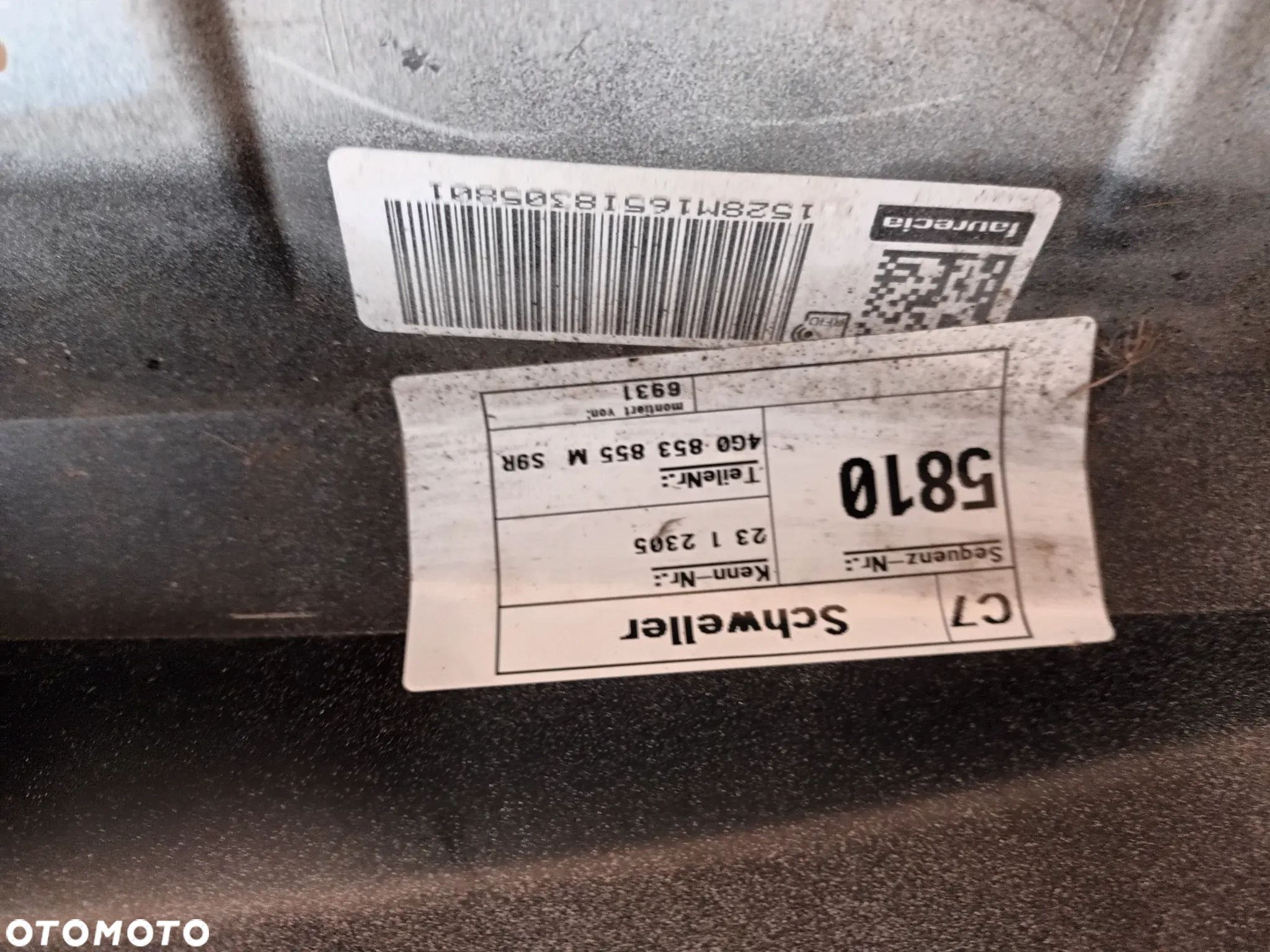 AUDI A6 C7 4G lift 2017 SEDAN Listwa progowa zewnętrzna kolor LS9R 30km idealne - 11