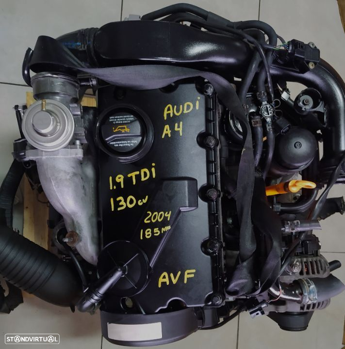 motor audi A4 1.9TDI 130cv AVF  caixa 6 velcidades HCF - 6