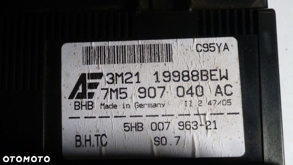 ford galaxy I lift panel nawiewu klimatronik - 4