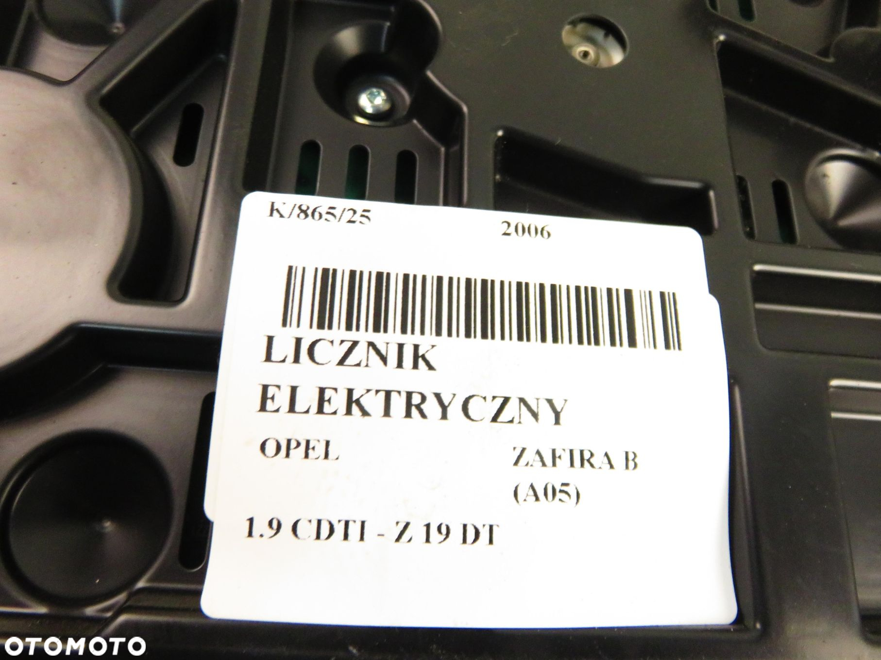 LICZNIK OPEL ZAFIRA B (A05) 1.9 CDTI 8V 120 - Z 19 DT 13225980ZT - 9