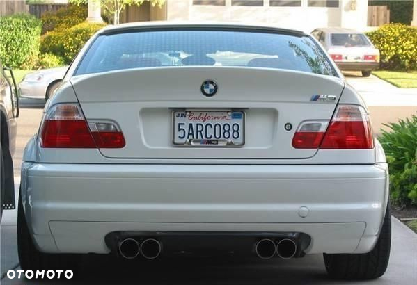 BMW 3 E46 M3 CSL TYLNY DYFUZOR SPLITTER ZDERZAKA - 7