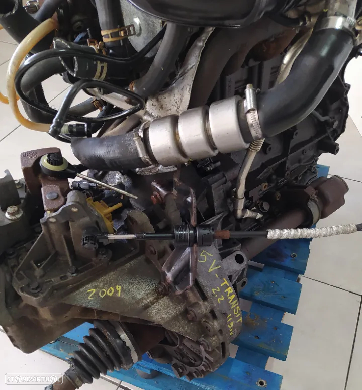caixa 5 velocidades Ford Transit 2.2TDCI 115cv 6C1R 7002 AB - 4