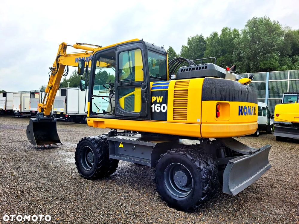Komatsu PW 160 - 8 Wysięgnik dwuczęściowy, 3 ramiona - 10
