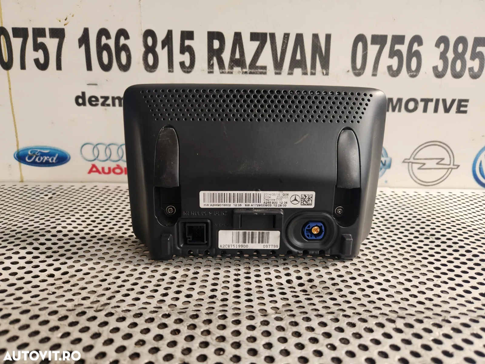 Unitate Modul Display Navigatie Mercedes A Class W176 Gla W156 X156 B Class W246 Cla W117 Cod A2469016002 A2469009612 - Dezmembrari Arad - 12