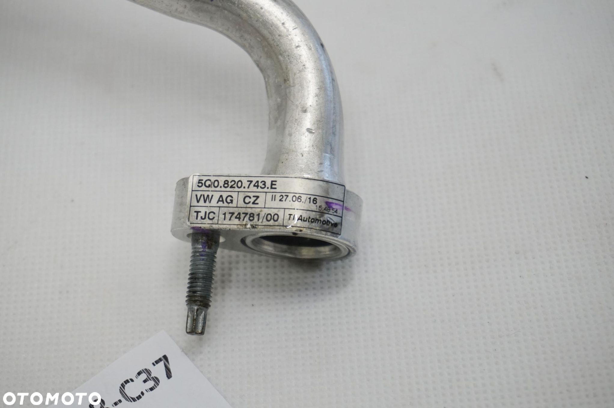 PRZEWÓD KLIMATYZACJI AUDI TT 8S 5Q0820743E 2.0TFSI - 2