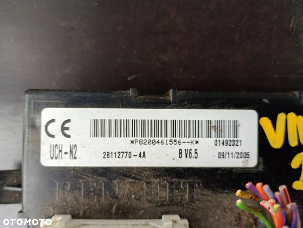 sterownik moduł uch-n2 komputer immo renault trafic ii vivaro a 2.5 dci 0281011890 - 5