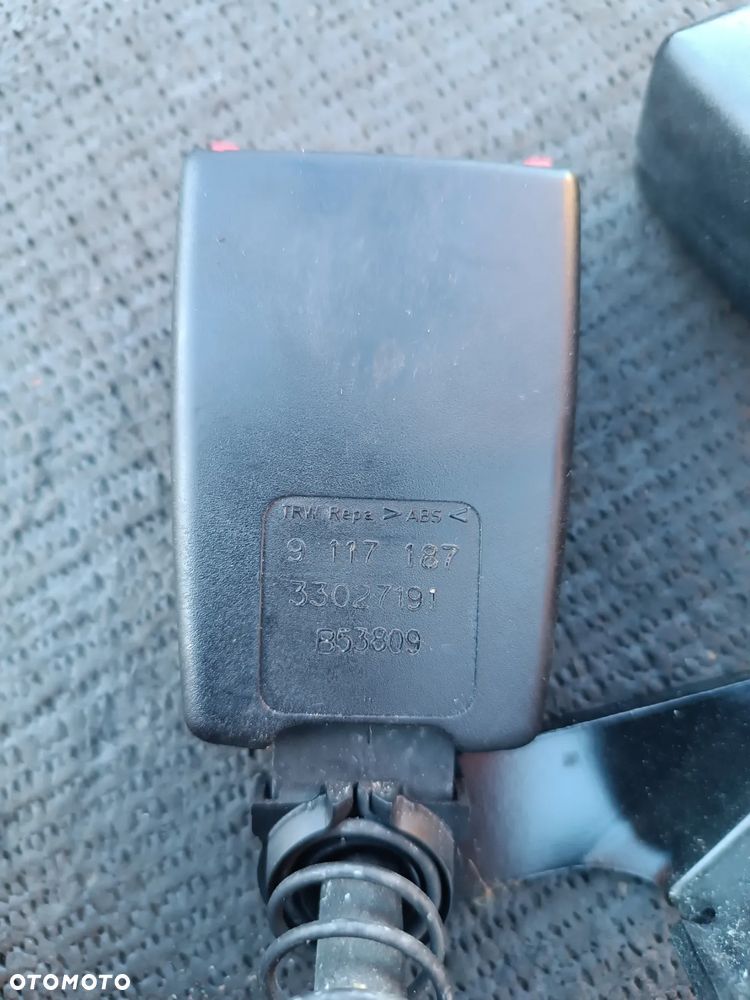 BMW E60 E61 LIFT 9117187 ZAPIĘCIE PASA ZAPINKI TYŁ KOMPLET - 2