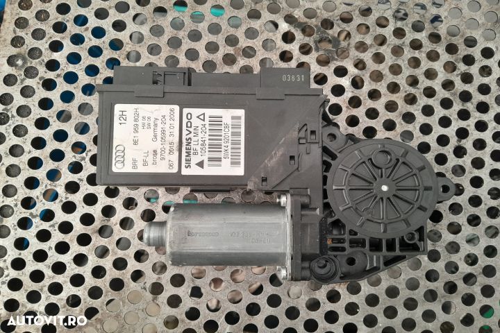 Motoras macara geam fata dreapta 0130821764 Audi A4 B7 [2004 - 2008] - 1