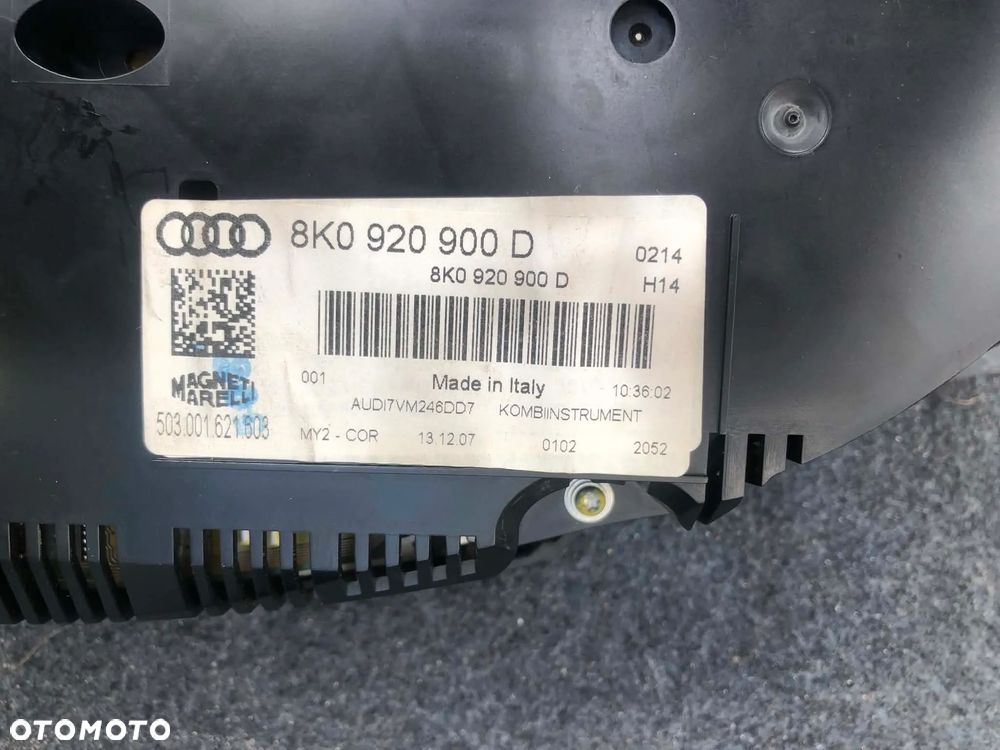 ZESTAW STARTOWY - Audi A4 B8 [2.0 TDI] - Sterownik silnika, Stacyjka, kluczyk, Licznik - 4