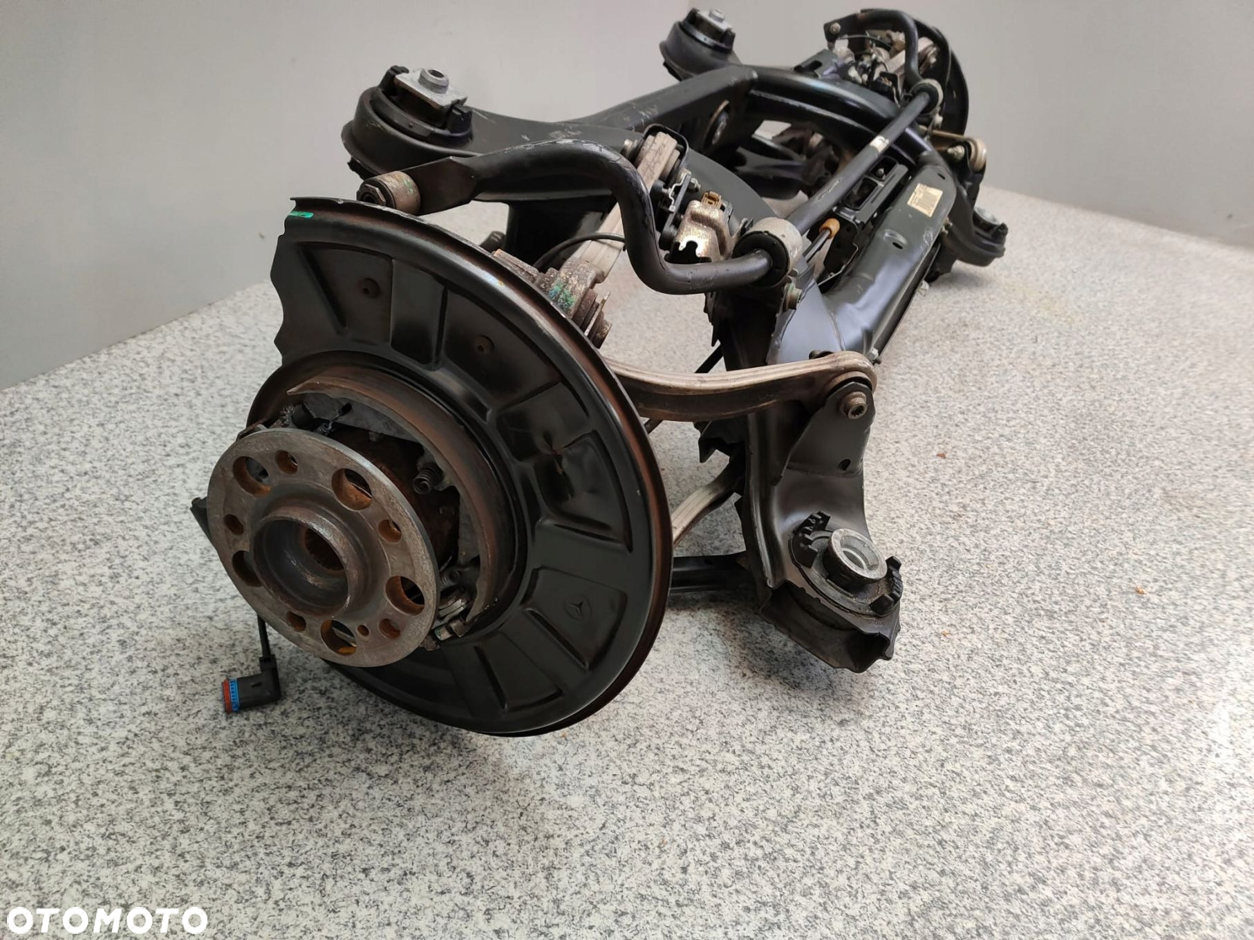MERCEDES C KLASA W204 ZAWIESZENIE TYLNE KOMPLETNE WÓZEK ORYGINALNE IDEALNE - 6