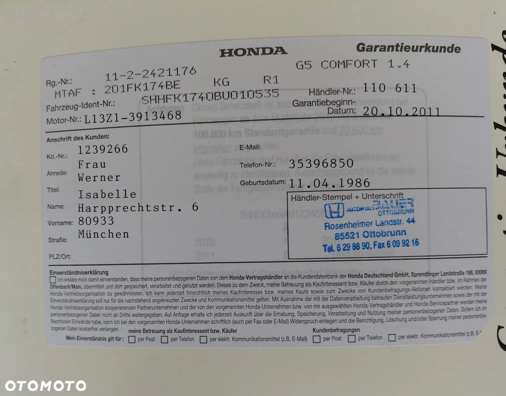 Honda Civic 1.4 i-VTEC Comfort - 29
