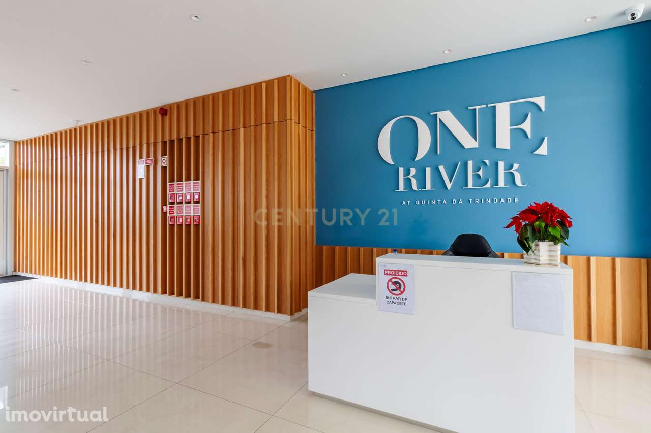 Apartamento T1 no One River (2021) na Quinta da Trindade - Condomínio - Grande imagem: 4/46