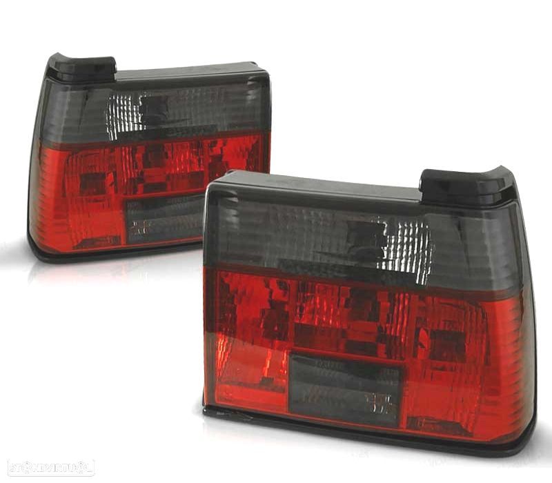 FAROLINS TRASEIROS VOLKSWAGEN VW JETTA 84-91 CINZENTO VERMELHO - 1