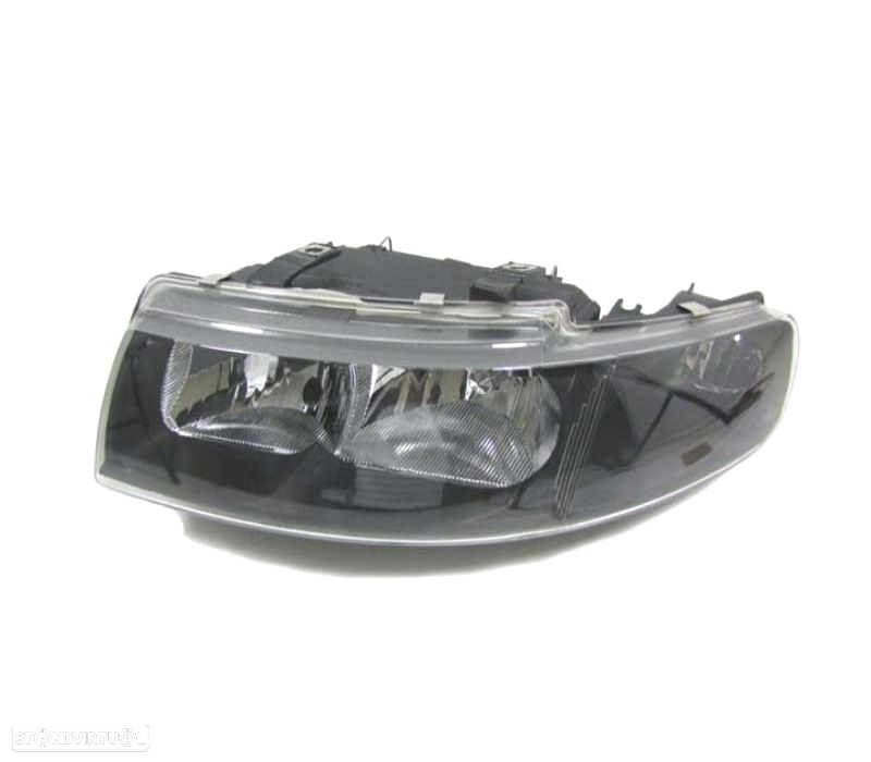 FARÓIS SEAT LEON TOLEDO 1M 99-05 FUNDO PRETO - 2
