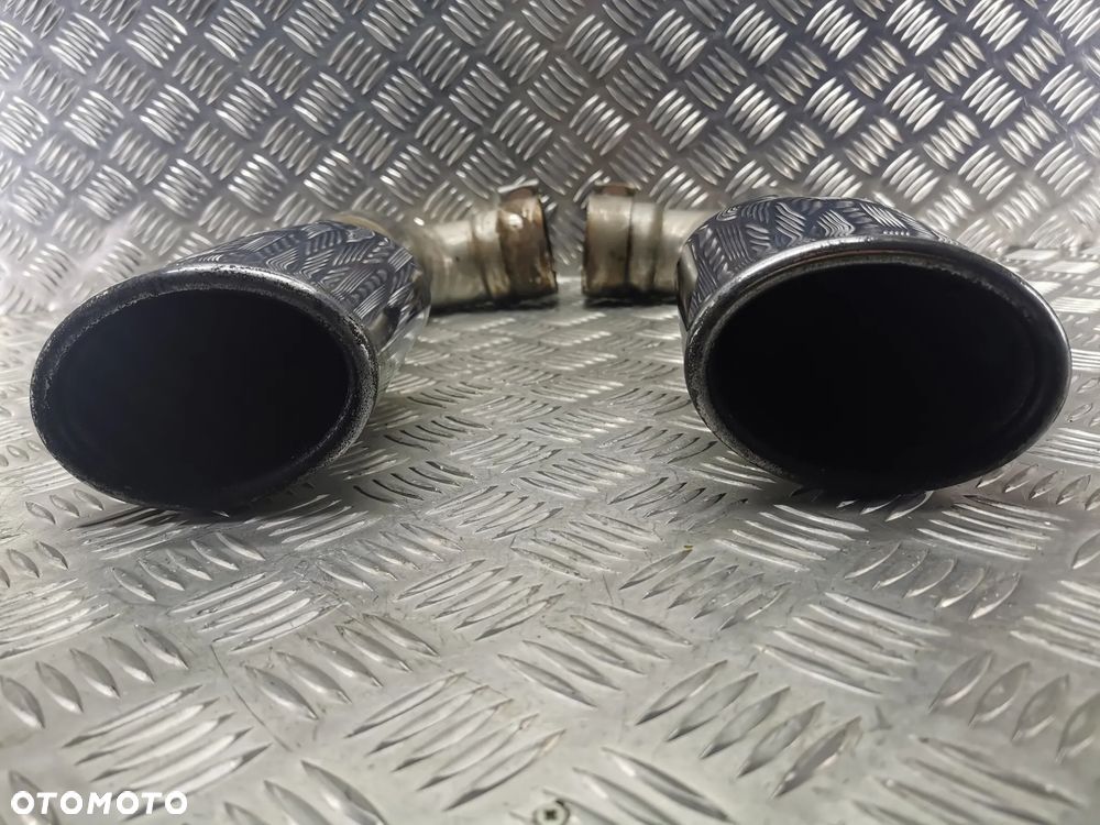 VW TOUAREG 7P 10-18R KONCOWKA KONCOWKI TLUMIKA WYDECH WYDECHU CHROM KOMPLET PRAWA 7P6253682H LEWA 7P6253681H - 9