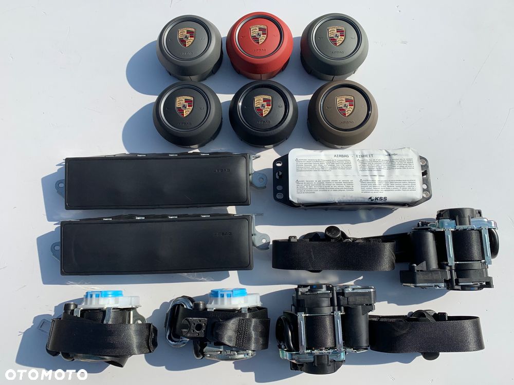 PORSCHE CARRERA 911 991 992 996 997 DESKA KONSOLA KOKPIT PULPIT PÓŁKA PARAPET PODUSZKI PODUSZKA KURTYNA FOTELA W FOTEL  DASHBOARD SEATBELTS AIRBAG KIEROWCY PASAŻERA KOLAN KOLANOWE KOLANO PASY PAS KAPOTAŻ naprawa regeneracja SZARA !!!!!! - 17