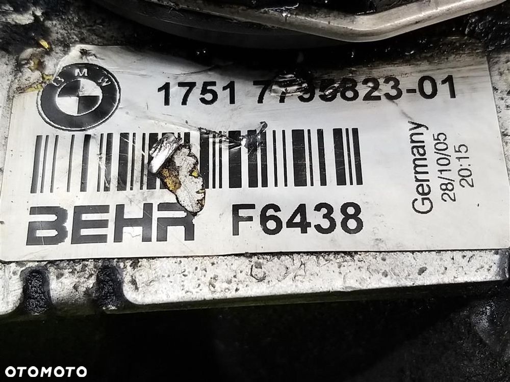 Chłodnice komplet WENTYLATOR BMW Seria 5 E60 E61 2003-2010 3.0D 231KM - 8